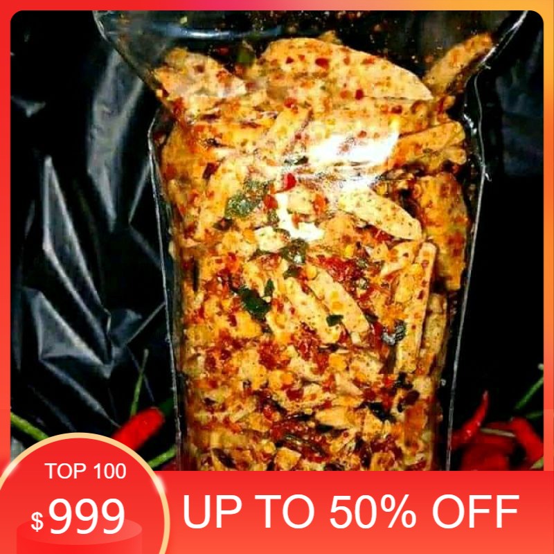 

[ Hayochips ] Basreng stik Bumbu Basah Daun jeruk/Basreng pedas 100 gram SNACKS PEDAS