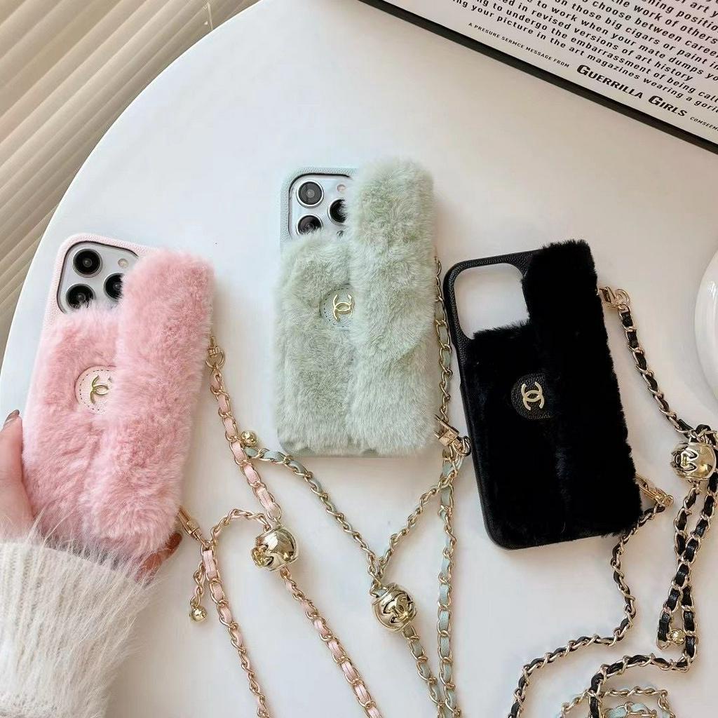 Casing Softcase Dompet tas Macaron Bulu halus eklusif FJ12 For Iphone 14 Pro max Plus 14+ 14Plus