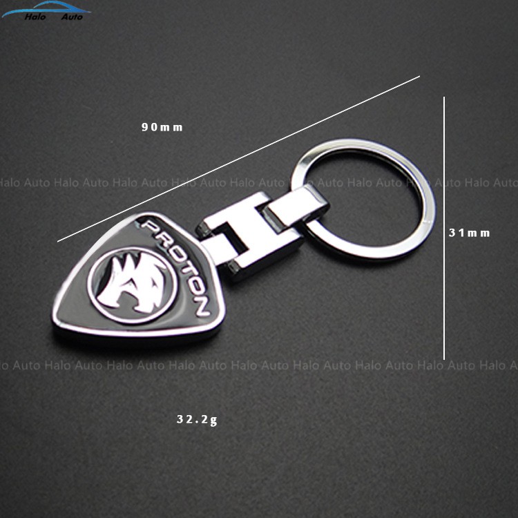 Gantungan Kunci Logo BMW 3D Bahan Metal Stainless Steel