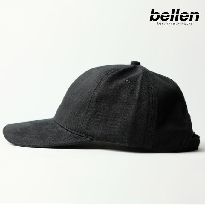 Topi Baseball Pria Wanita Original Hitam Polos / Topi Anak