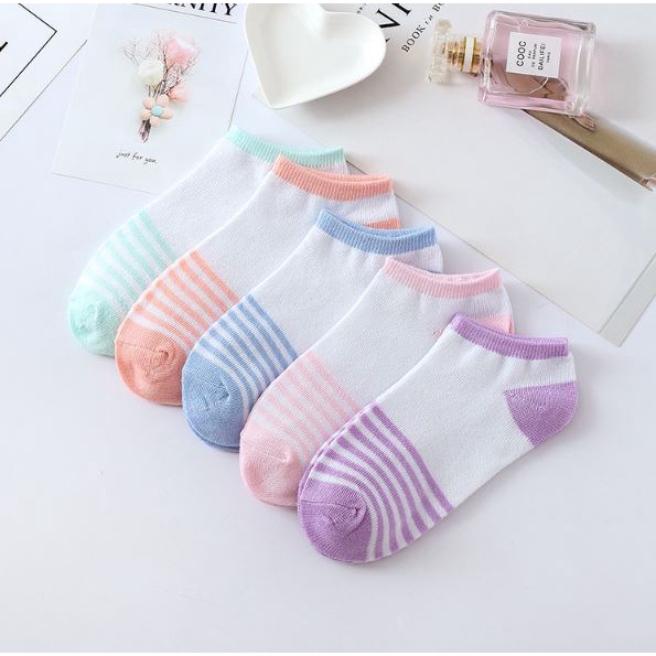 DF KK232 Kaos Kaki Fashion Wanita Kaos Kaki Pendek Korea Style Women Sock Import