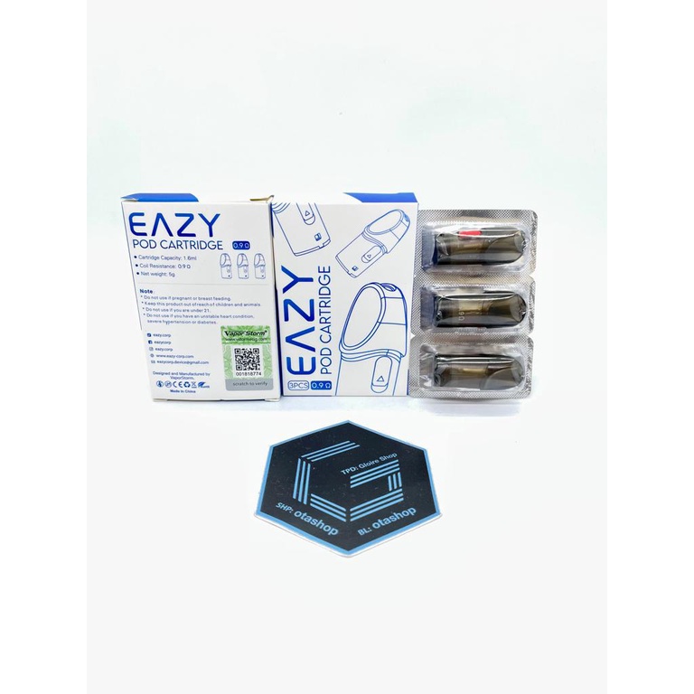 Cartridge Eazy Pod Kuy 100% Authentic Catridge Eazy Pod Kuy Pods Movi 0.9 1.3 pods