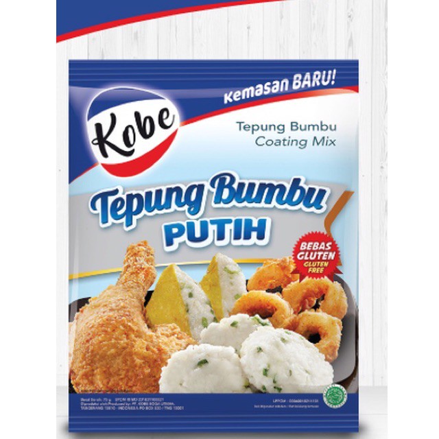 

Kobe Tepung Bumbu Putih 75 gr