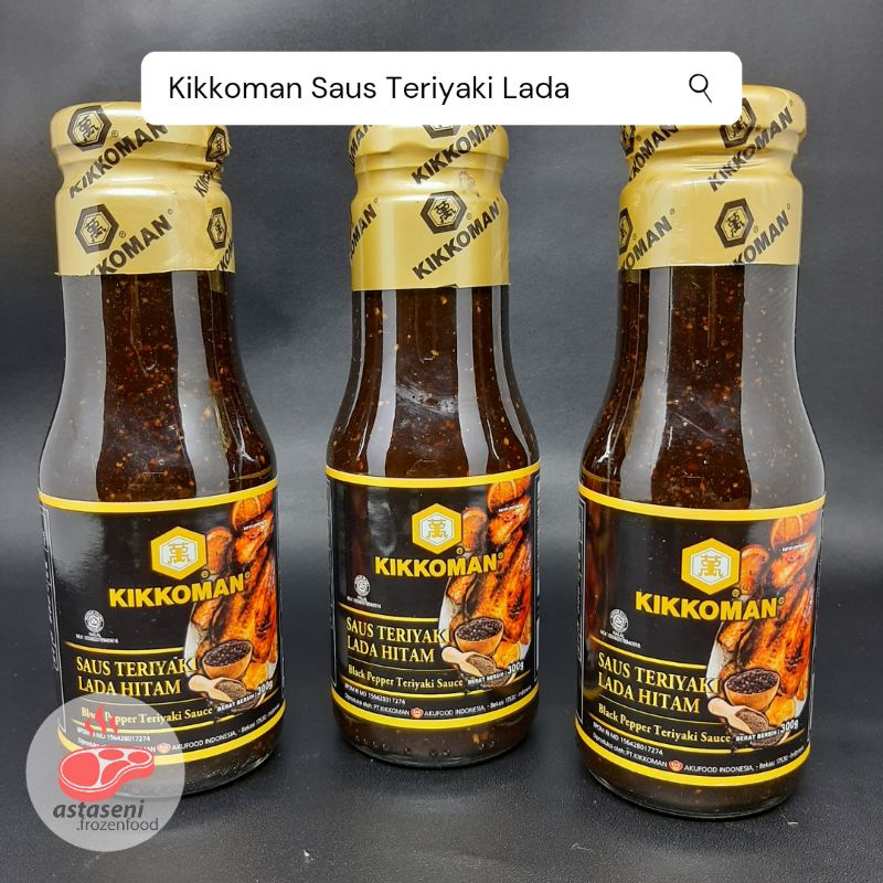 

Kikkoman Teriyaki Lada Hitam 300g