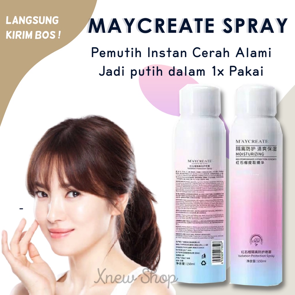 [ Dijamin ORIGINAL ] MAYCREATE Isolation Protection Body Cream-Pemutih Badan Tangan &amp; Wajah -