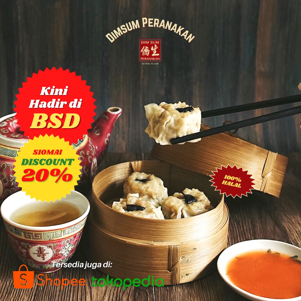 

Frozen Dimsum Siomai Halal - 10 Pcs / Siomay / Somay / Dim Sum / Somai