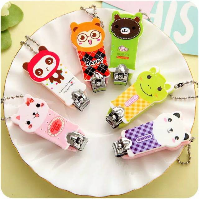 SALE STOCK Gunting Kuku Key Chains Karakter Random