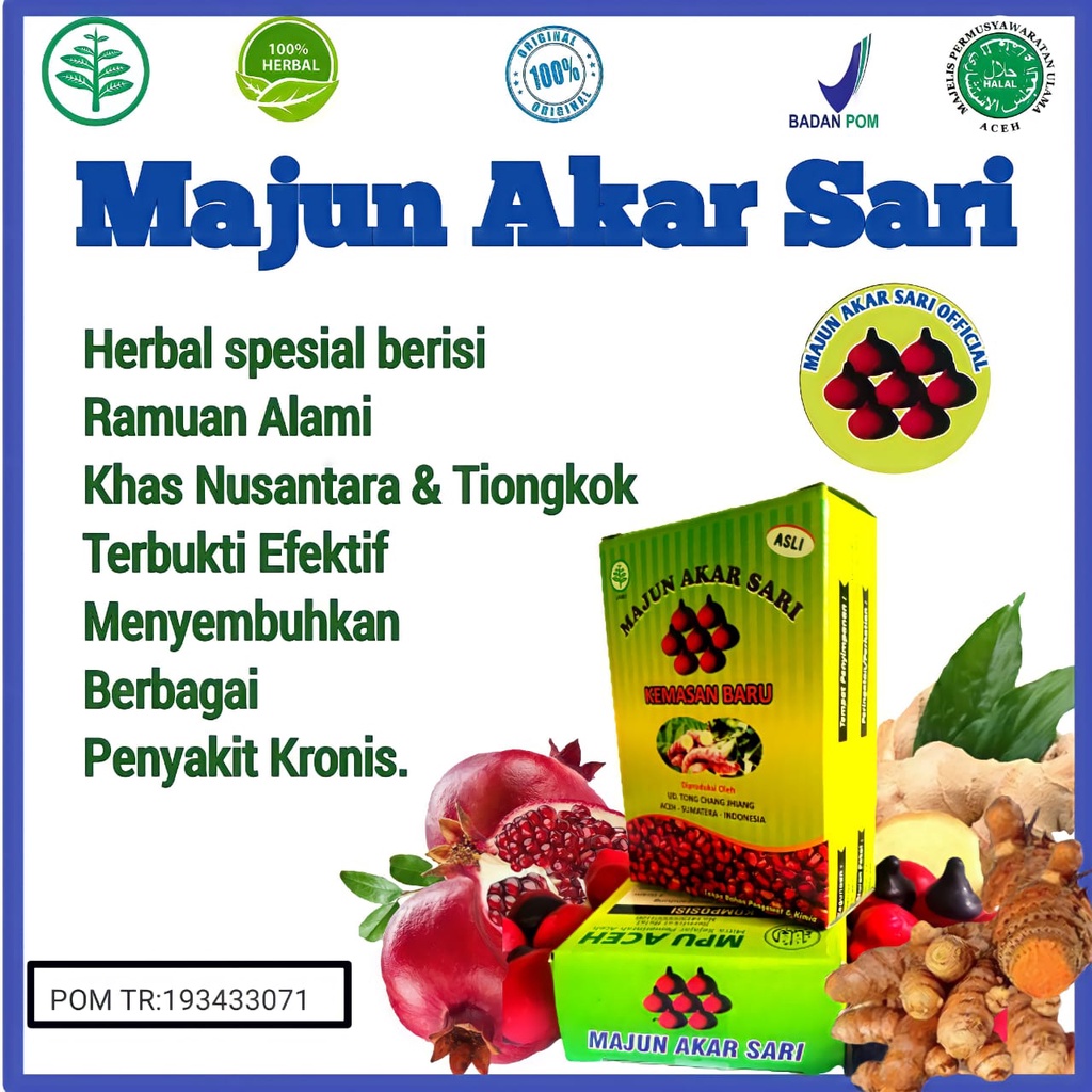 TERBARU MAJUN AKAR SARI OBAT HERBAL MAAG MAGH MAH ASAM LAMBUNG GERD KRONIS AMPUH