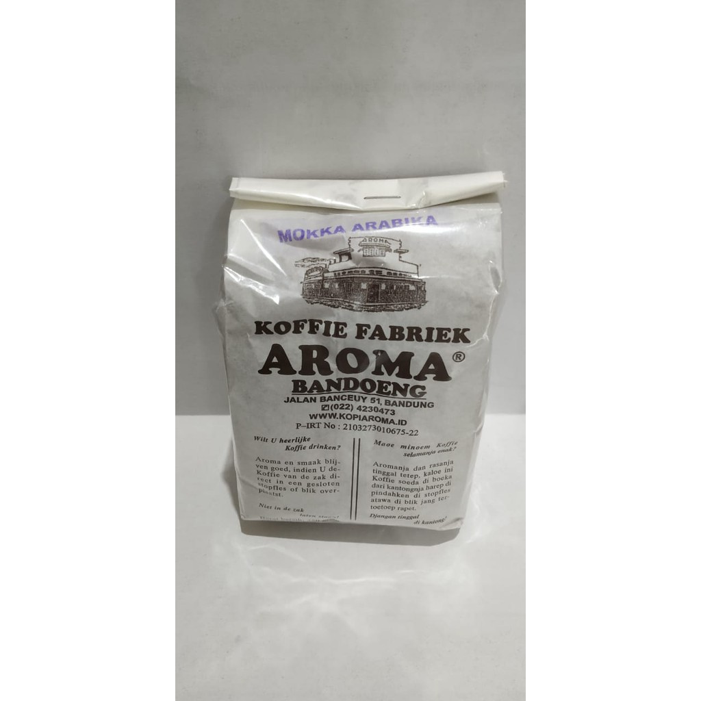 

Kopi Aroma Bandung 250 gram Mokka Arabika - Giling Halus