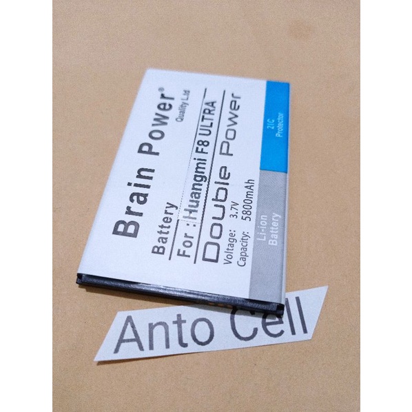 Baterai batre Huangmi F8 Ultra 4G Huang mi F 8 ULTRA double power
