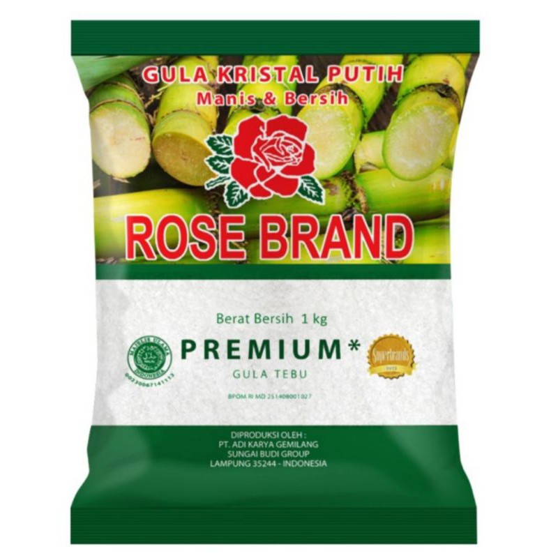 

gula pasir rose brand 1kg