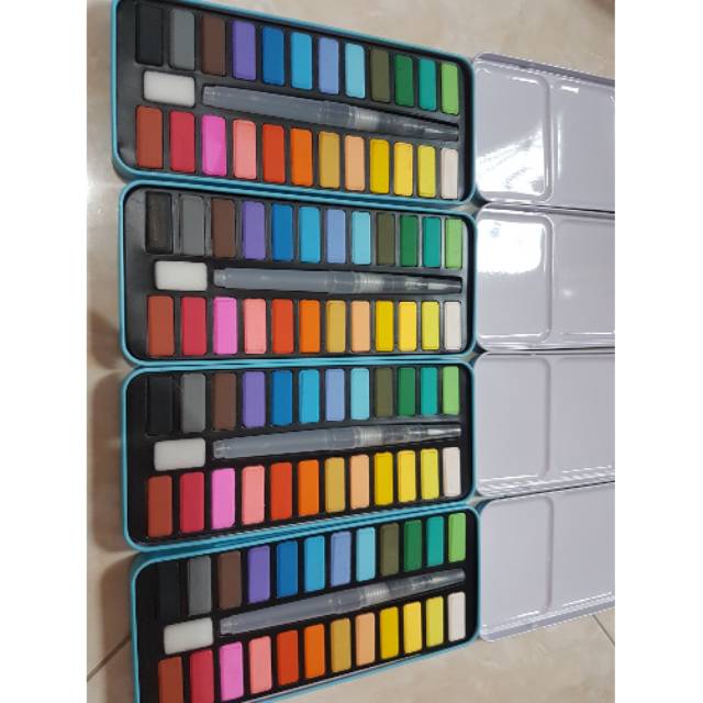 

Cat Water color 24 warna candy cat air gambar kaligrafi hobi