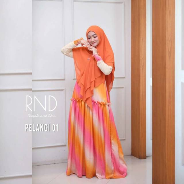 Gamis pelangi by RND