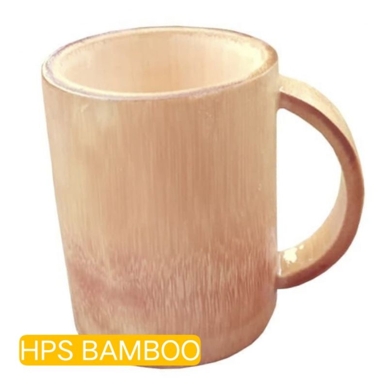 Jual Cangkir Bambumug Bamboo Gelas Alami Shopee Indonesia 1690