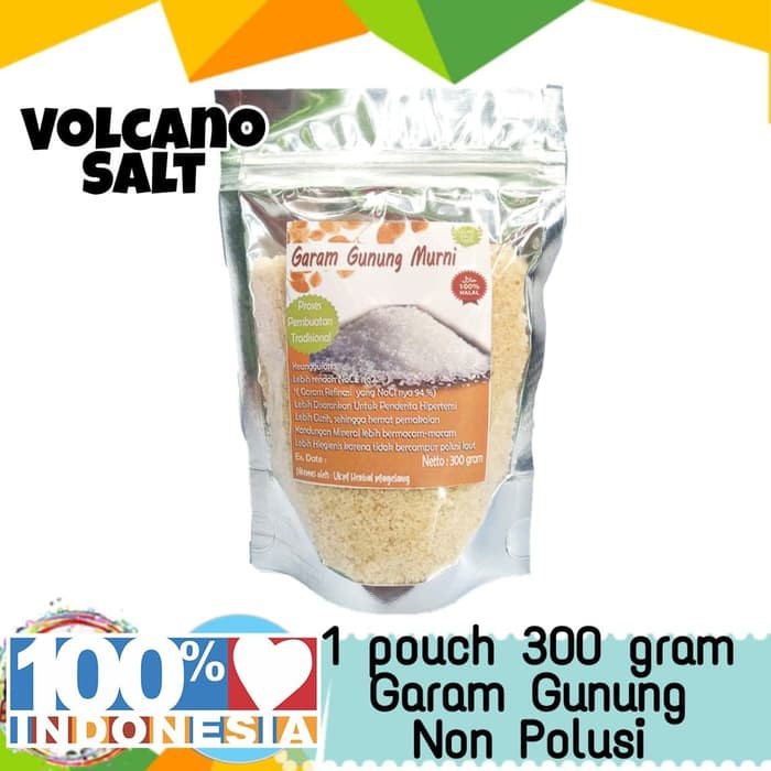 

Garam Gunung Lokal Murni Mirip Himalayan Himalaya 300 g Rendah Natrium