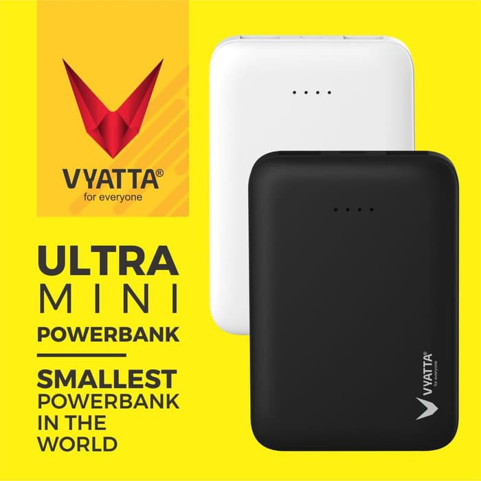 {PROMO} ULTRA SLIM POWERBANK VYATTA VLP-100 - 12 BULAN GARANSI TANPA BATAS// ORIGINAL 100%