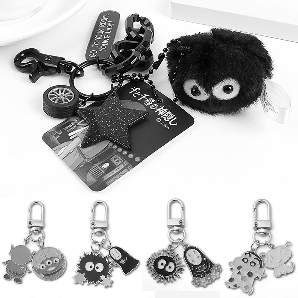 Gantungan Kunci Anime Agustina Bola Elf Spirited Away Totoro Cosplay Keyring