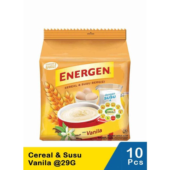 

Energen Cereal & Susu Instant Vanila 10X29g (renceng)