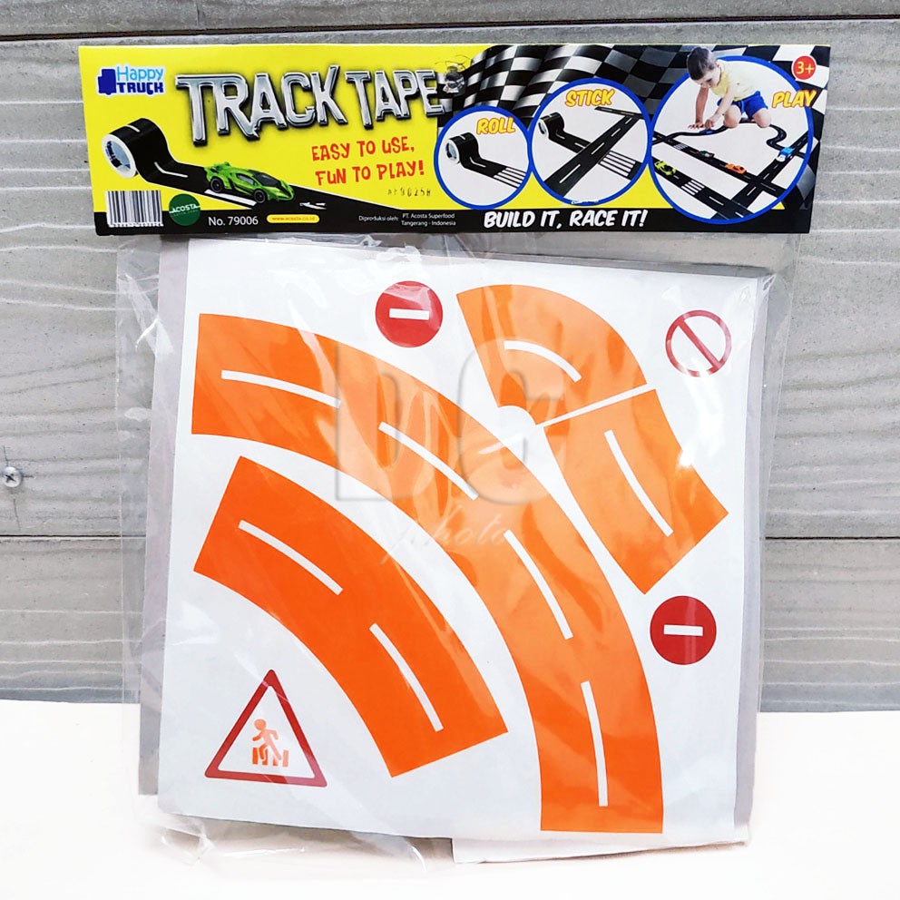 Mainan Anak Hot Wheels Track Tape | Selotip Bergambar Arena Lintasan Mobil Hotwheels