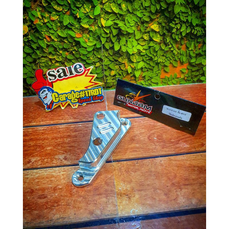 Breket Kaliper Big 4 Pot 1 Pin Axial Kanan Brembo Nissin Dll Disc 220Mm Honda Supra x 125 Wave 125 K