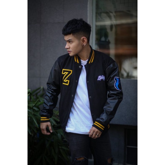 ZADE ORIGINAL JAKET PRIA BOMBER VARSITY BASEBALL