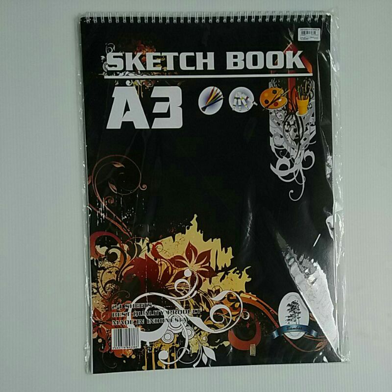 

sketch book a3 spiral bamboo 24 lembar