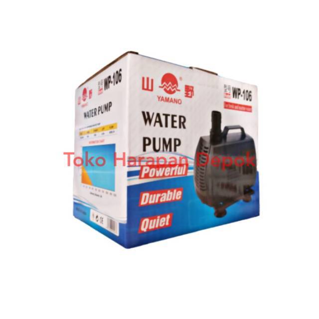 YAMANO WP106 WP 106 WP-106 pompa air kolam aquarium celup hidroponik 4 meter