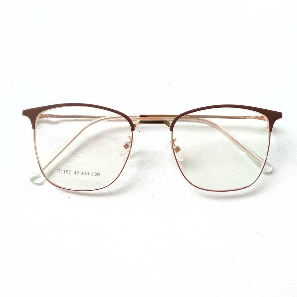 Frame Square Metal Brown Gold 1157