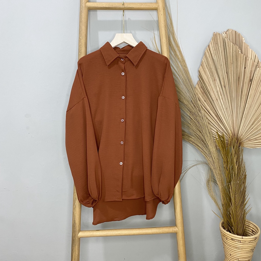 KEMEJA AIRFLOW EMILY LONG SHIRT PREMIUM SHIRT B578