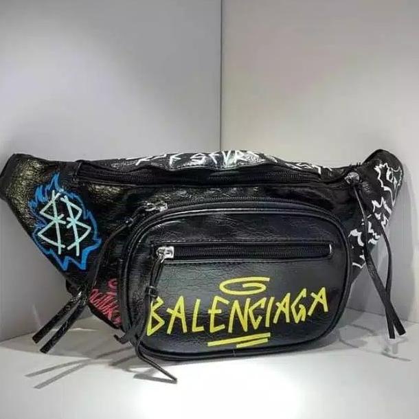 ➠Super Promo✪➠ WAISTBAG BALENCIAGA - TAS SLEMPANG - TAS PRIA - TAS COWO 52 ➠