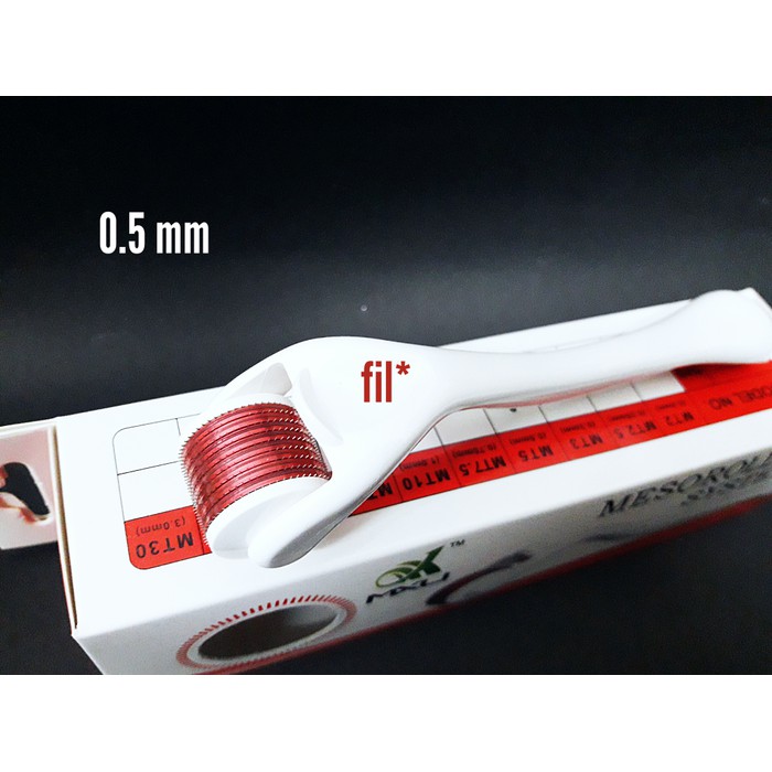 Dermaroller microneedle face skincare derma roller wajah 0.5 mm