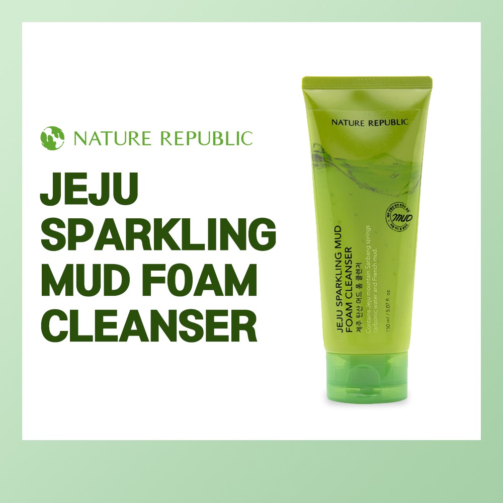 jeju sparkling foam cleanser