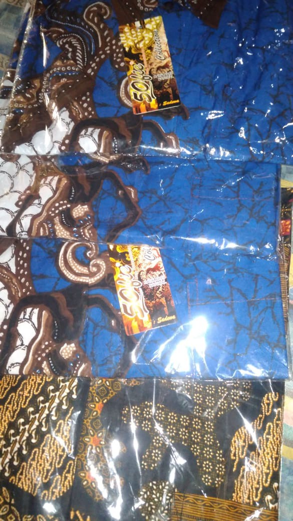 Sekar Jagat Kemeja Batik Pria Baju Batik Reguler M.l.xl