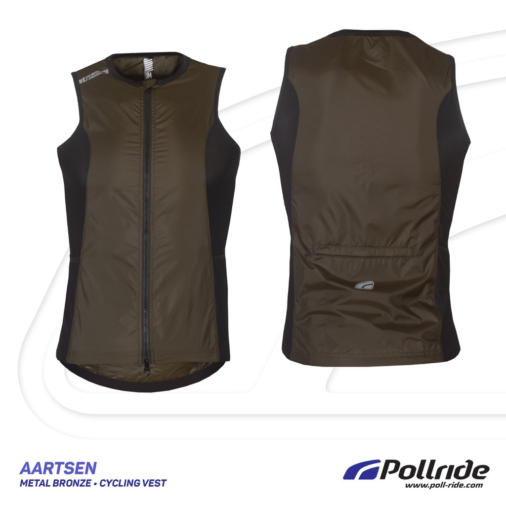 Rompi Sepeda | Rompi Gowes | Rompi Olahraga Merk POLLRIDE AARTSEN metal bronze