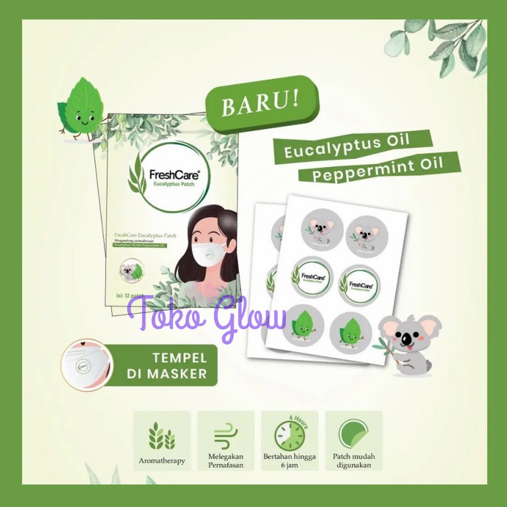 Jual Freshcare Eucalyptus Patch | Sticker Masker | Patch Tempel Masker ...