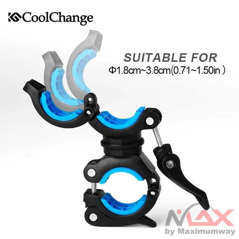 CoolChange Clamp Penjepit Senter Stang Sepeda aksesoris sepeda elektrik atau MTB BMX universal