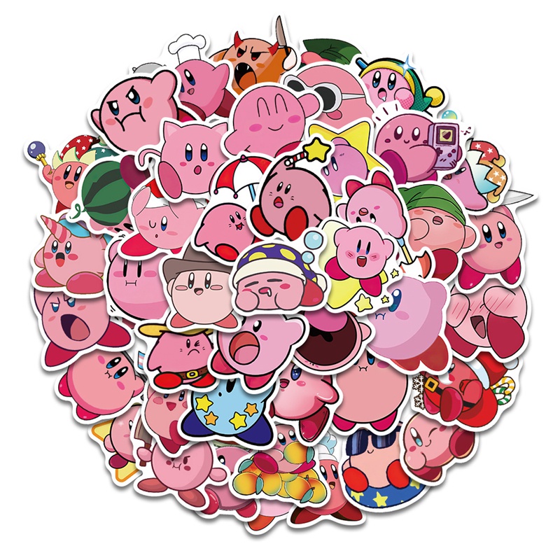

Stiker Kartun Kartun Anime Kirby Sticker WaterProof Premium isi 16 pcs