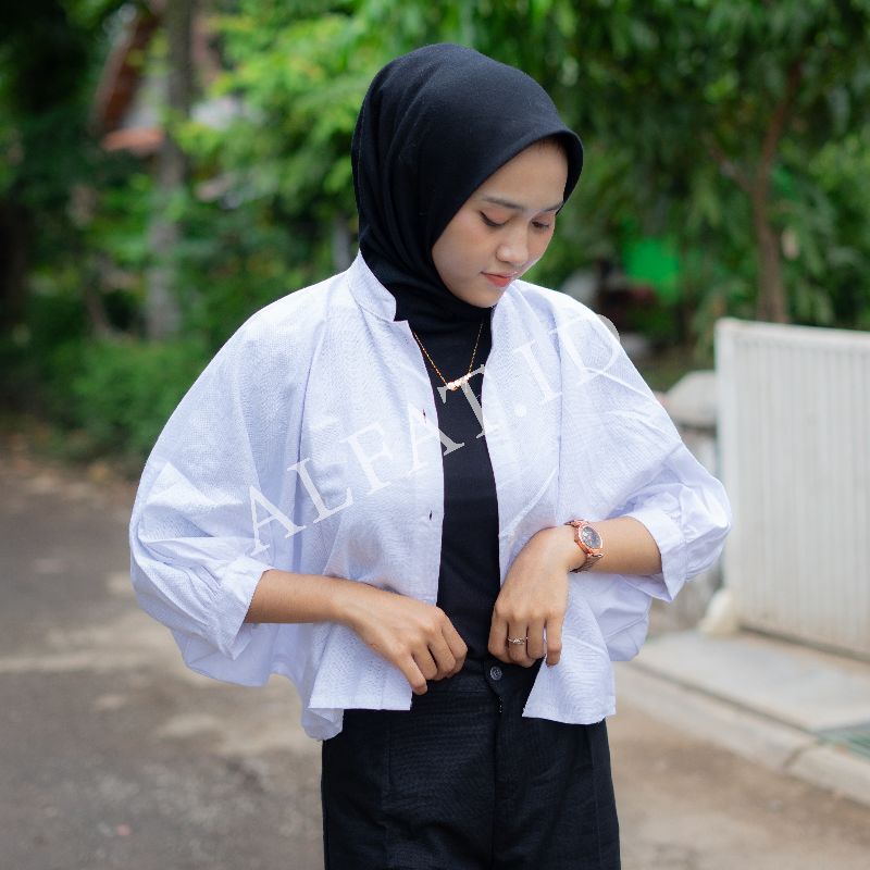 IFA BATWING POLOS / BLOUS OUTER KEMEJA // BATWING POLOS OVERSIZE