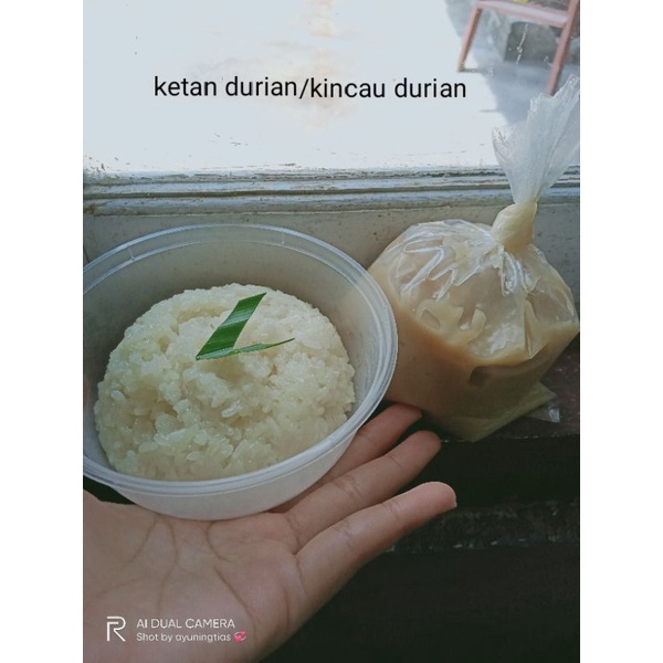 

ketan durian/kincau durian