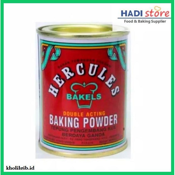 

Redwop-Gnikab- Baking Powder Double Acting Bakels Hercules 110 Gr -Hallall.