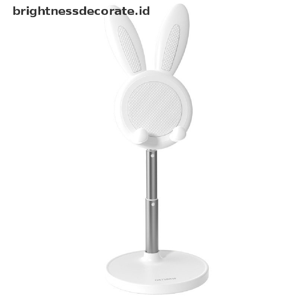 (Birth) Stand Holder Hp / Tablet / Laptop Bentuk Kelinci Bahan Metal