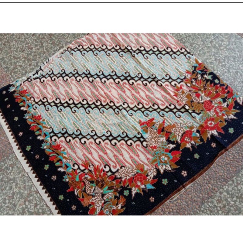 kain batik katun paris motif kembang parang kusumo