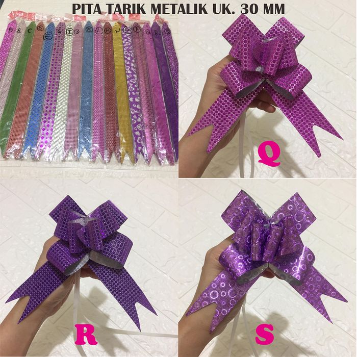 

Pita Tarik / Pita Serut Metalik Uk. 30 Termurah