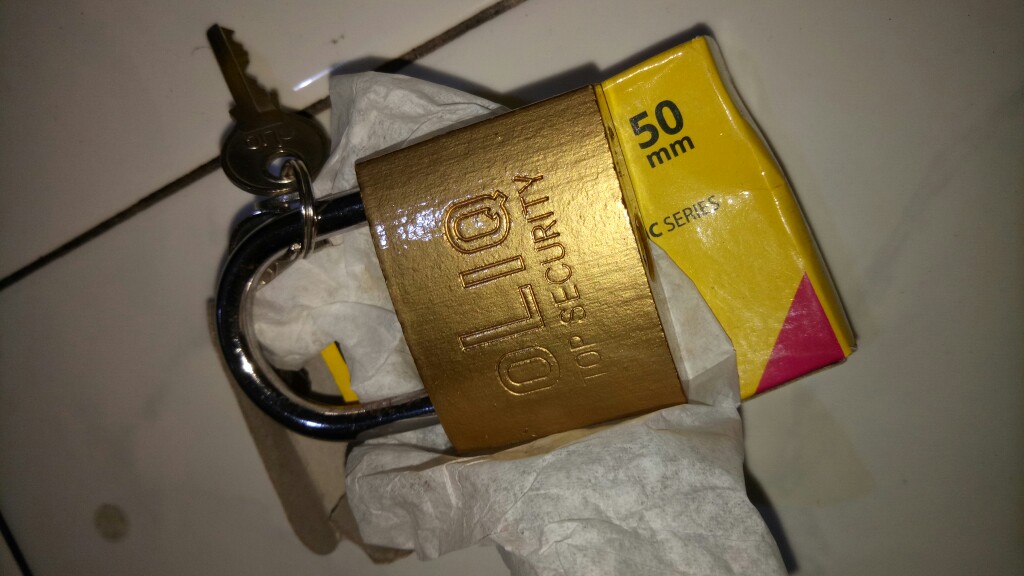 Gembok Kuning Ukuran 50 Mm Murah