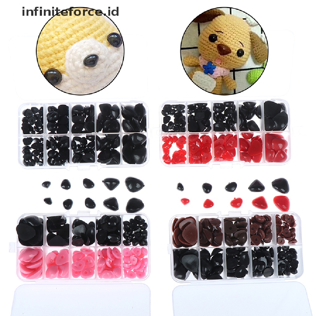 (infiniteforce.id) 150pcs / box Mata Boneka Bentuk Segitiga Untuk Kerajinan Tangan Diy