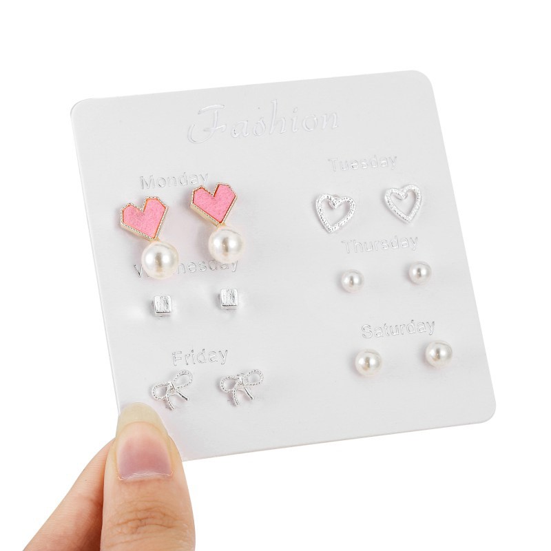 Set Anting Tusuk Simple Kreatif Gaya Korea untuk Wanita