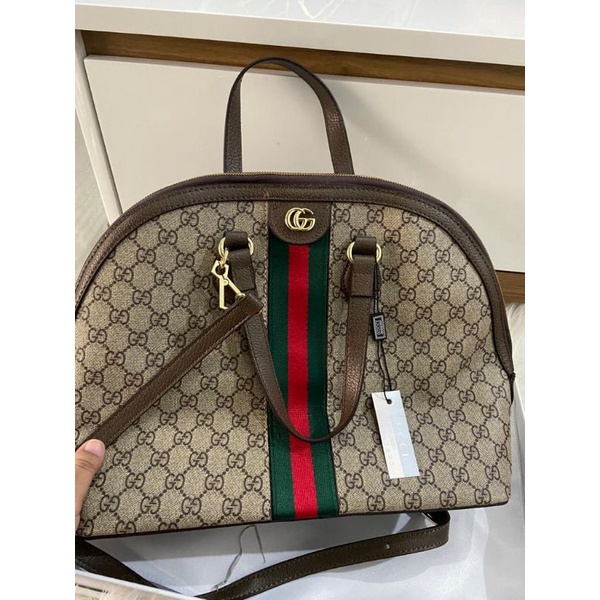 Tas wanita slempang branded GG HIGH quality kulit import