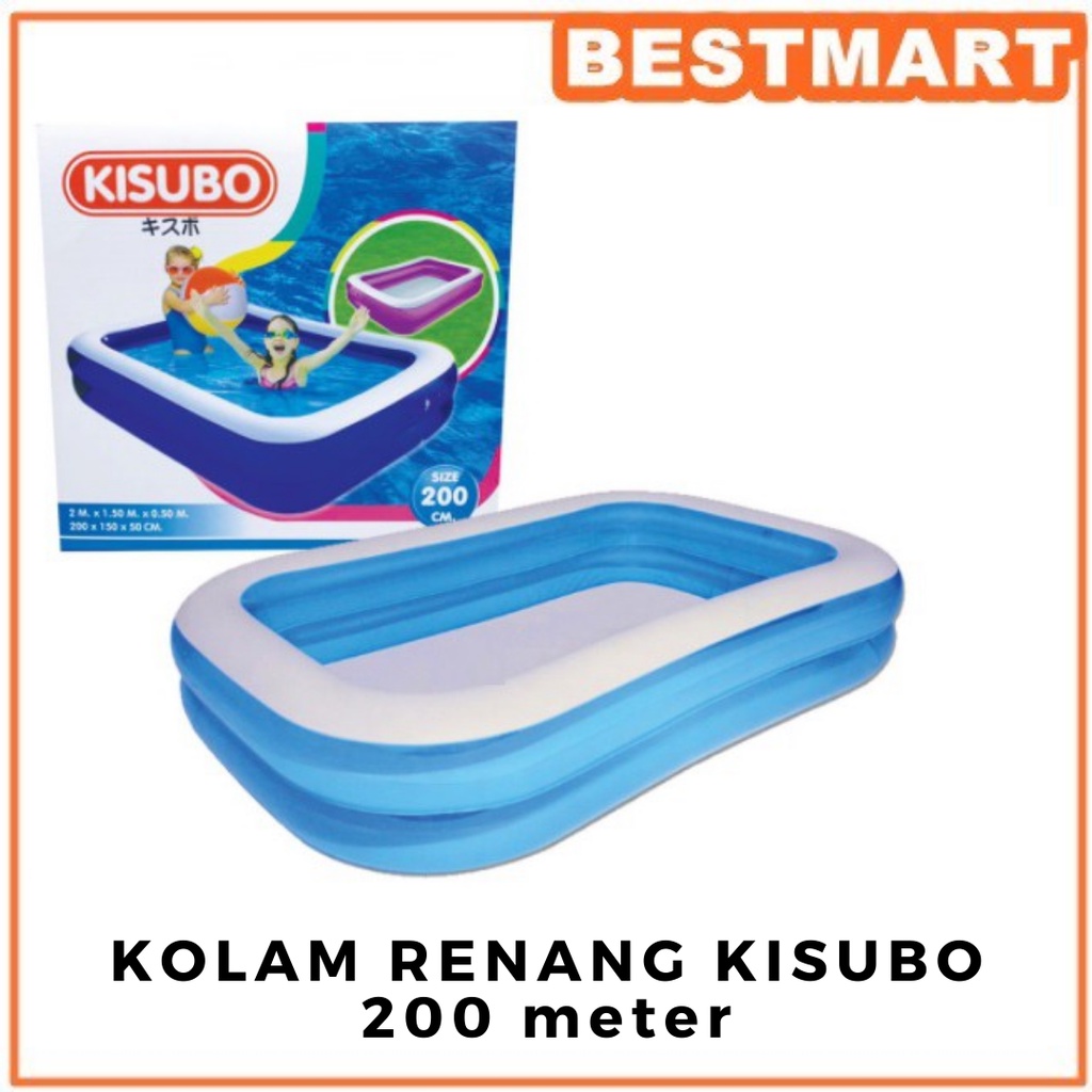 ID Kolam Renang Kisubo Kotak 2 Meter No.KSB200 / Kolam Renang KISUBO Ukuran Besar 2Meter / 200 cm