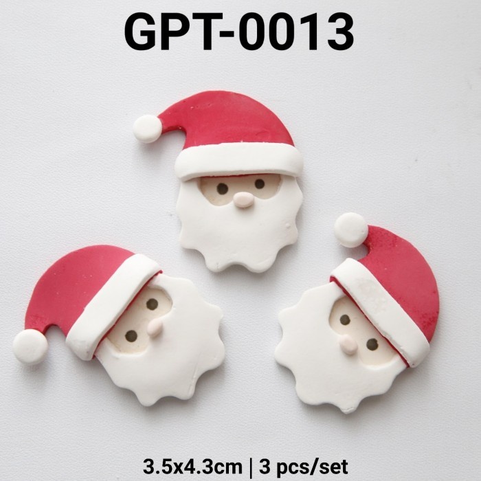 

GPT-0013 HIASAN KUE NATAL CHRISTMAS CLAY SINTERKLAS SANTACLAUS BERKUALITAS TINGGI
