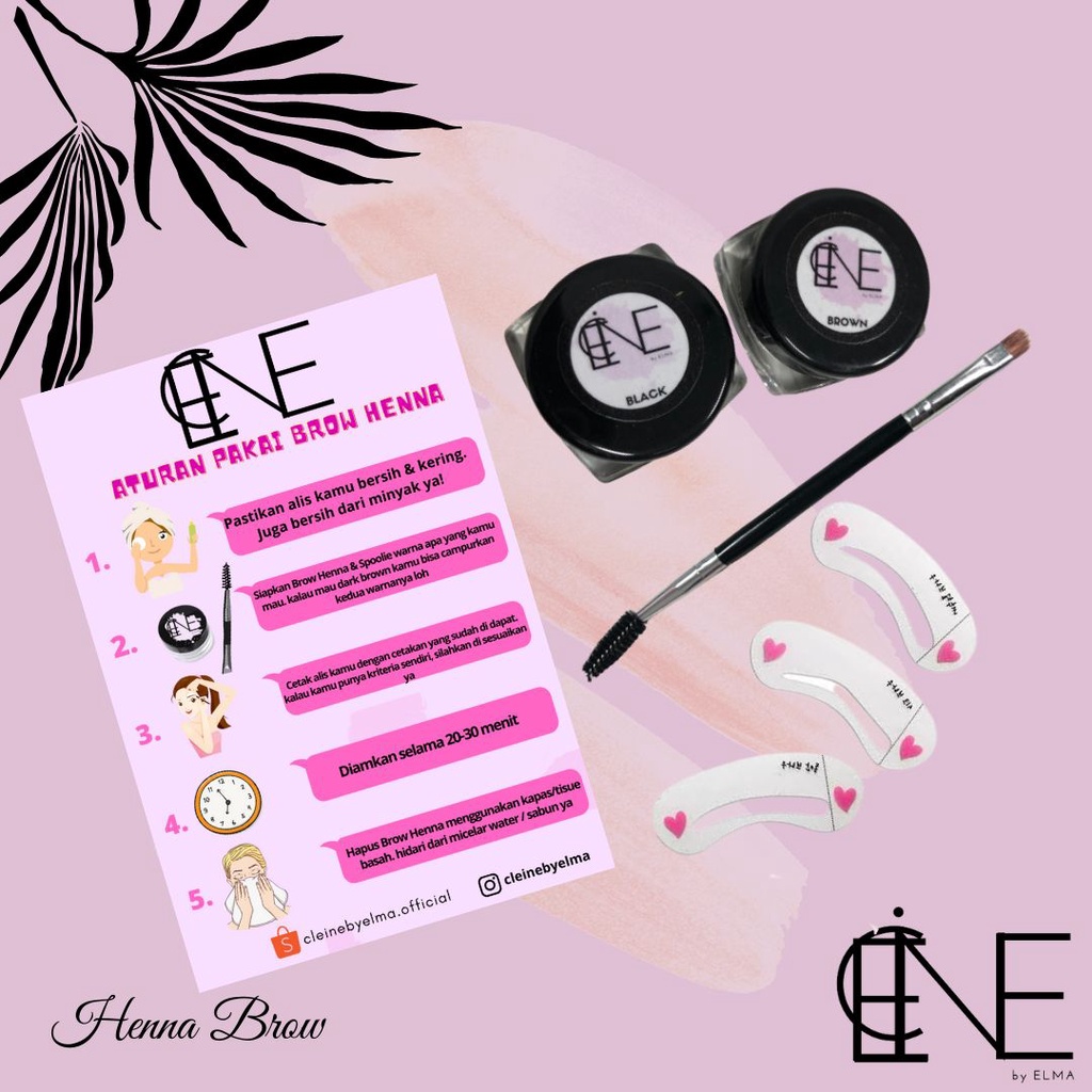 Brow Henna - Henna Alis 100% Halal Tahan Lama